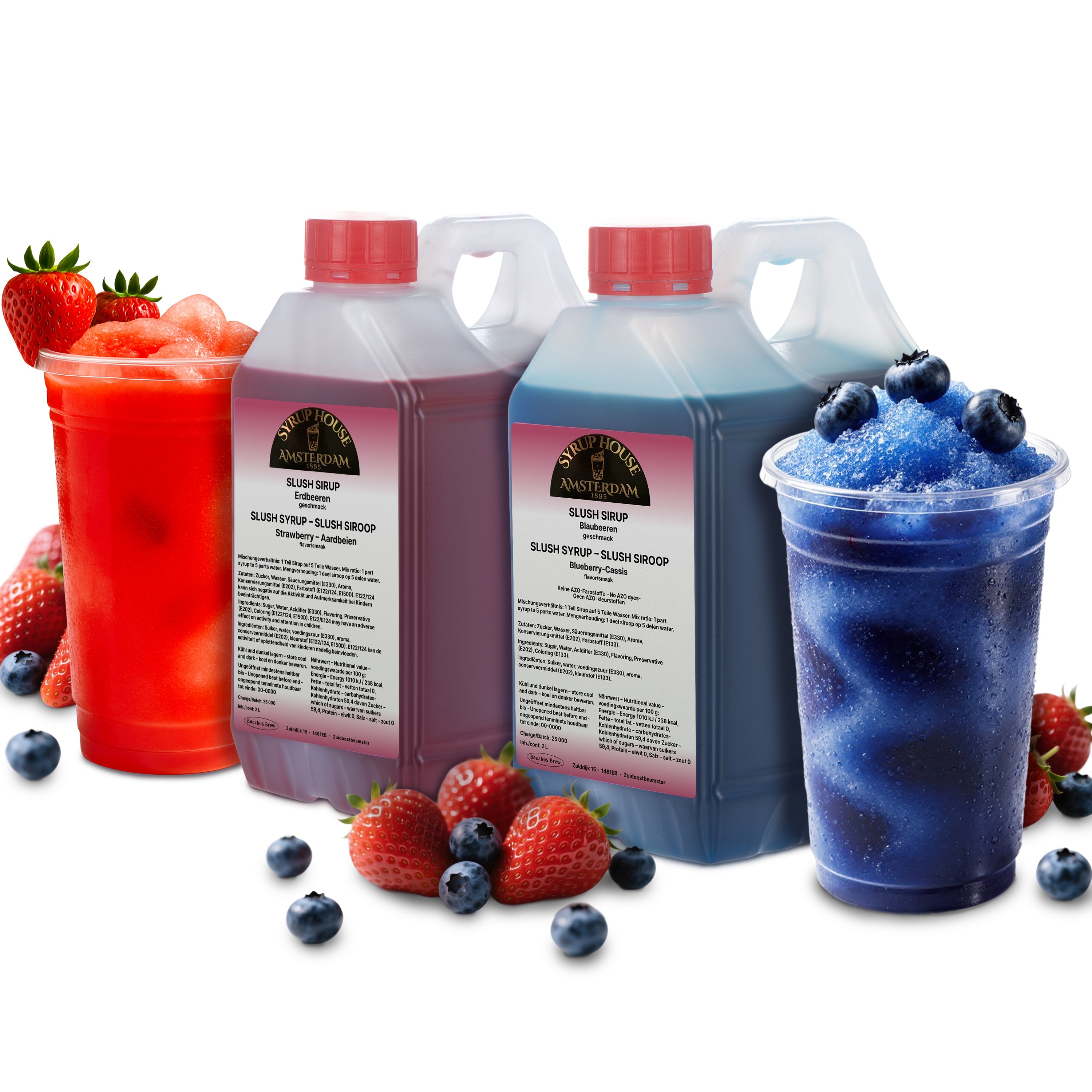 Slush 2×2L <br> Bosbes × Aardbei